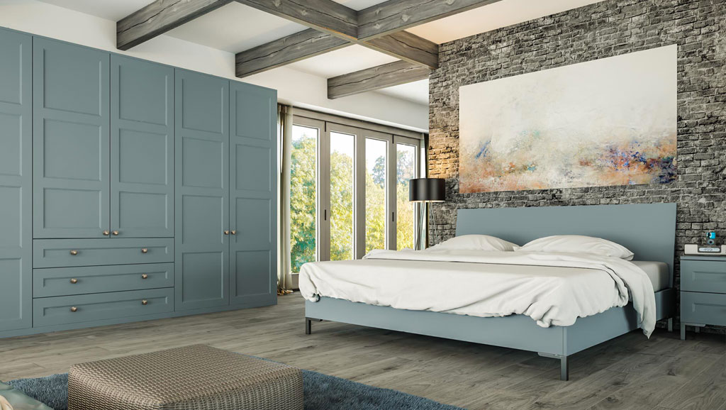 Fitted Wardrobes Bedroom Furniture Claremont Interiors Design   Bella Matt Denim 